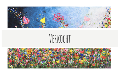 Veld met bloemen